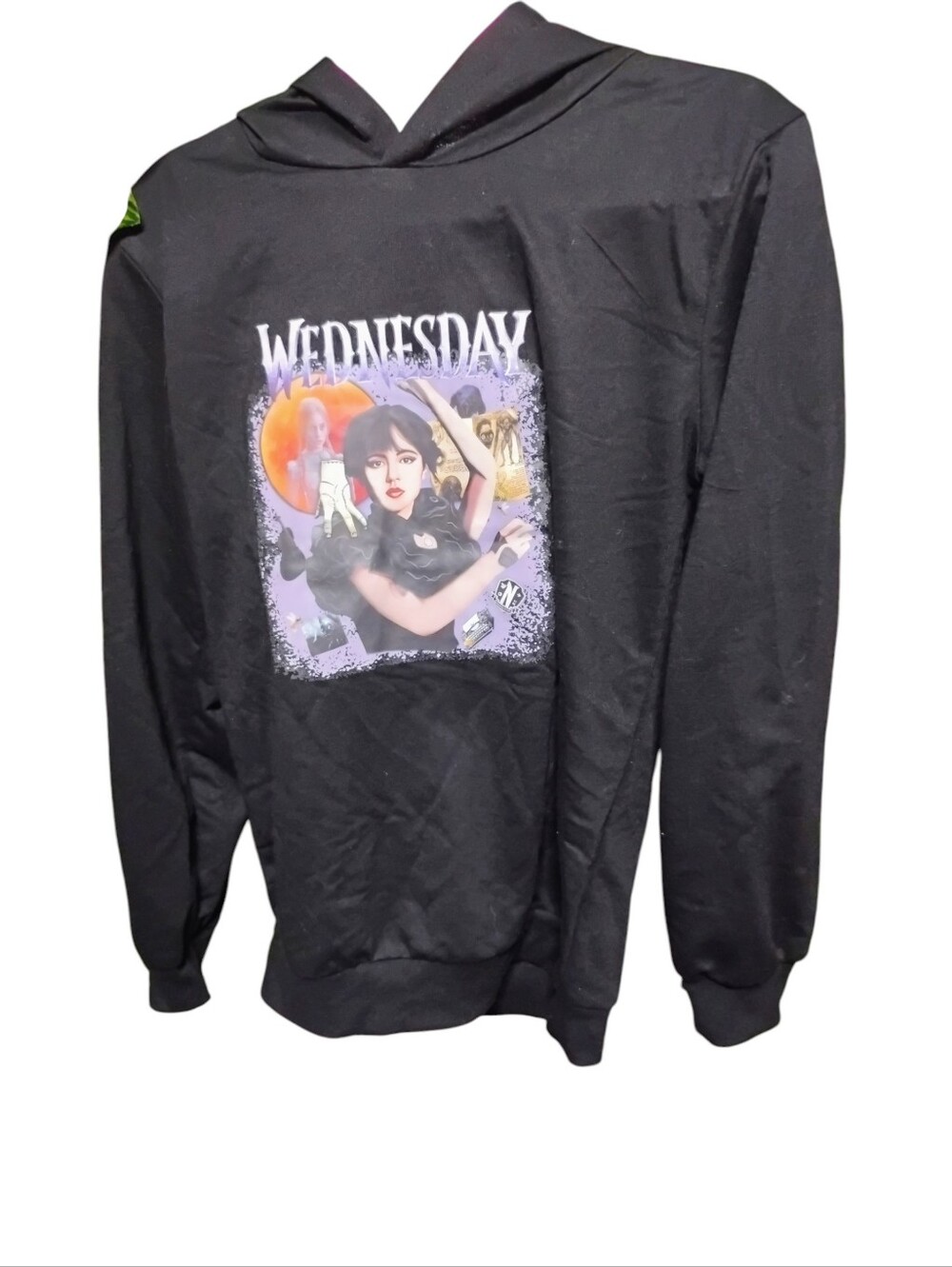 ❤️Black "Wednesday" Graphic Hoodie